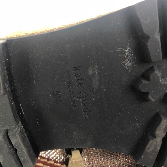 Kate Spade Rosalie Sparkle Hiking Boots Booties - Picture 4 of 6